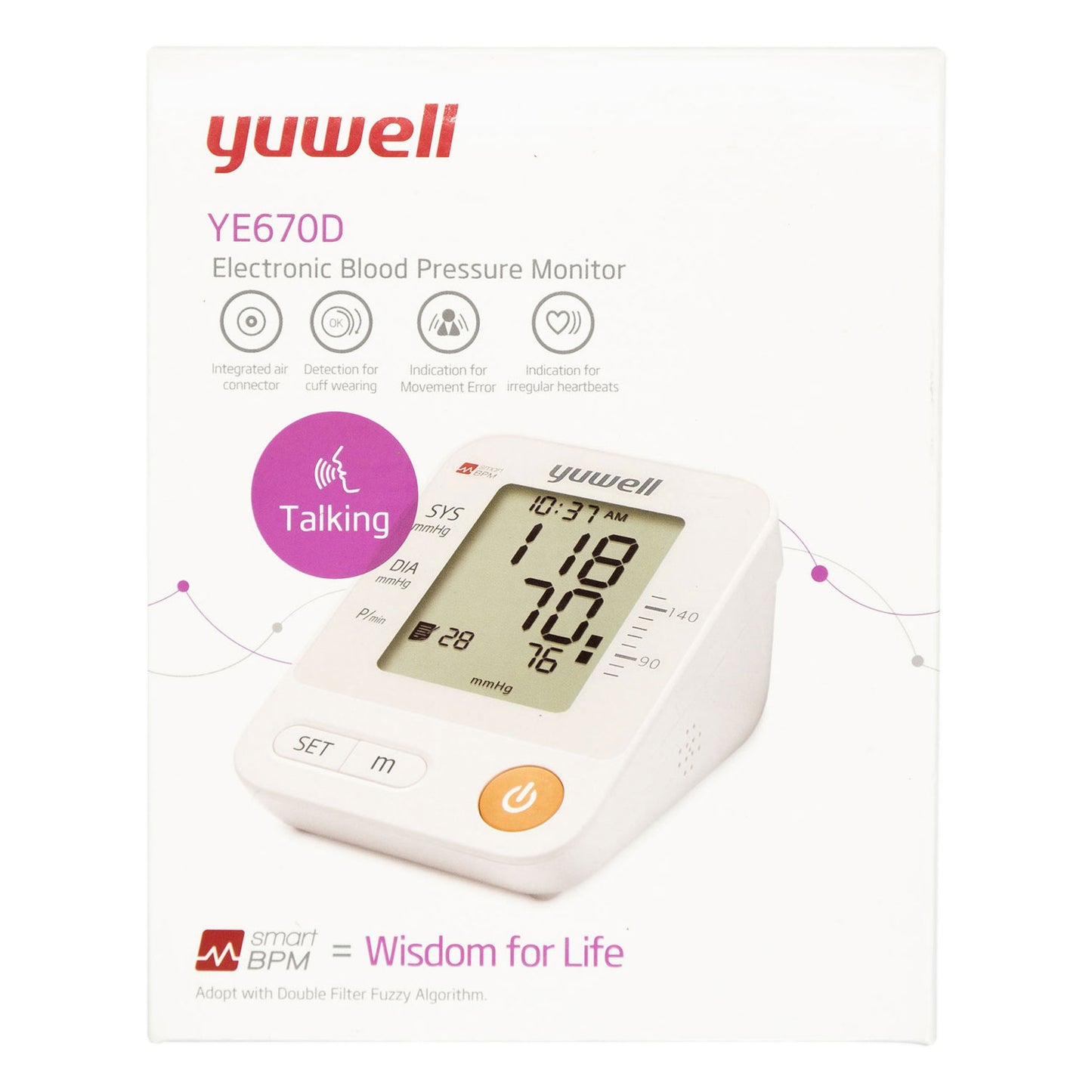Yuwell YE670D - Electronic Blood Pressure Machine image 3