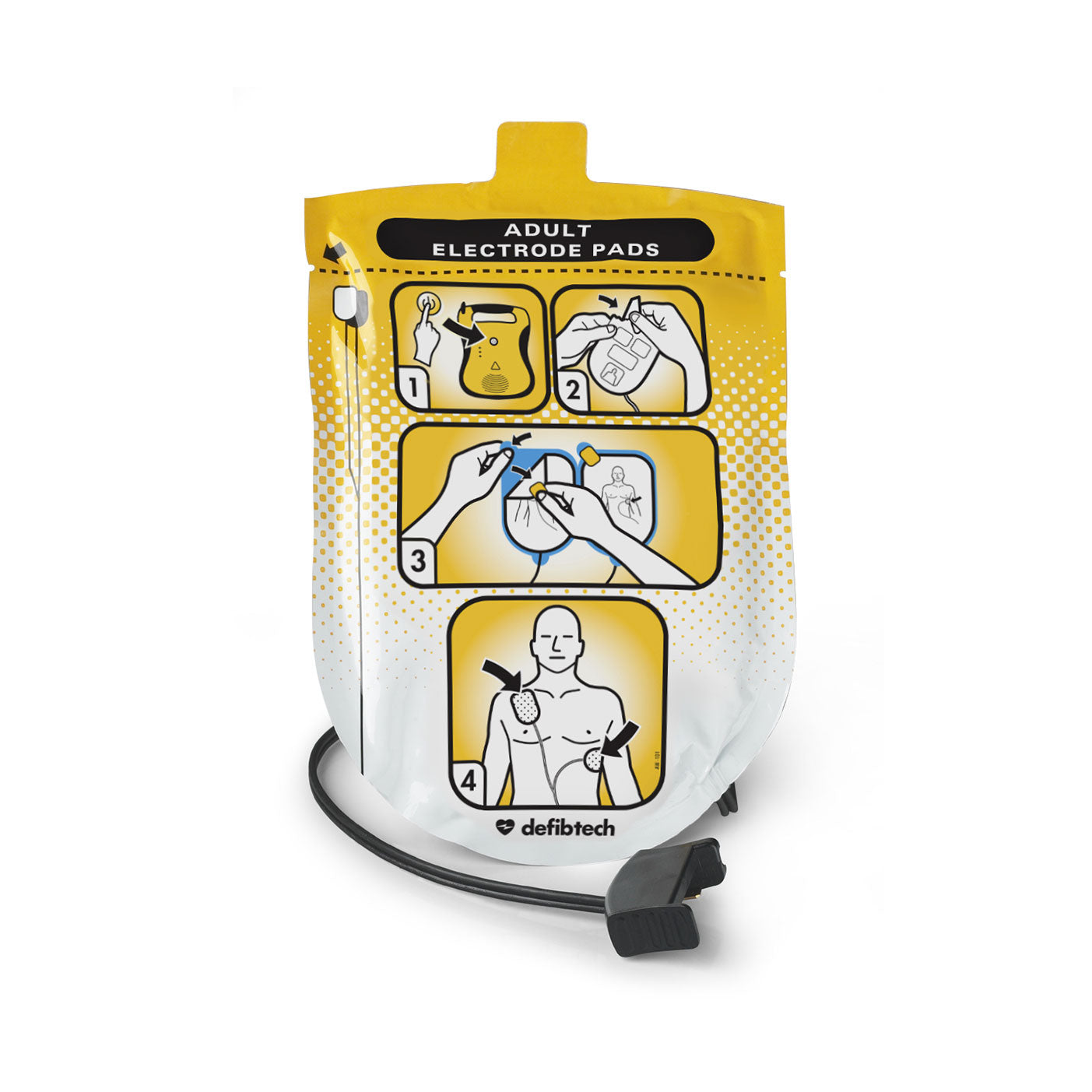 Defibtech Semi/Fully Auto Adult Defibrillator Pads image 0