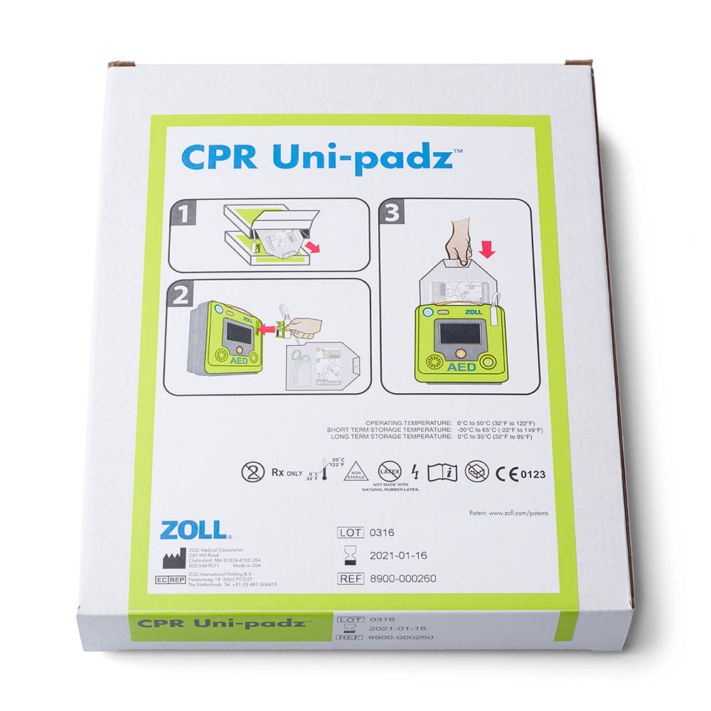 ZOLL® CPR Uni-padz™ Universal (adult/paediatric) Electrodes image 4