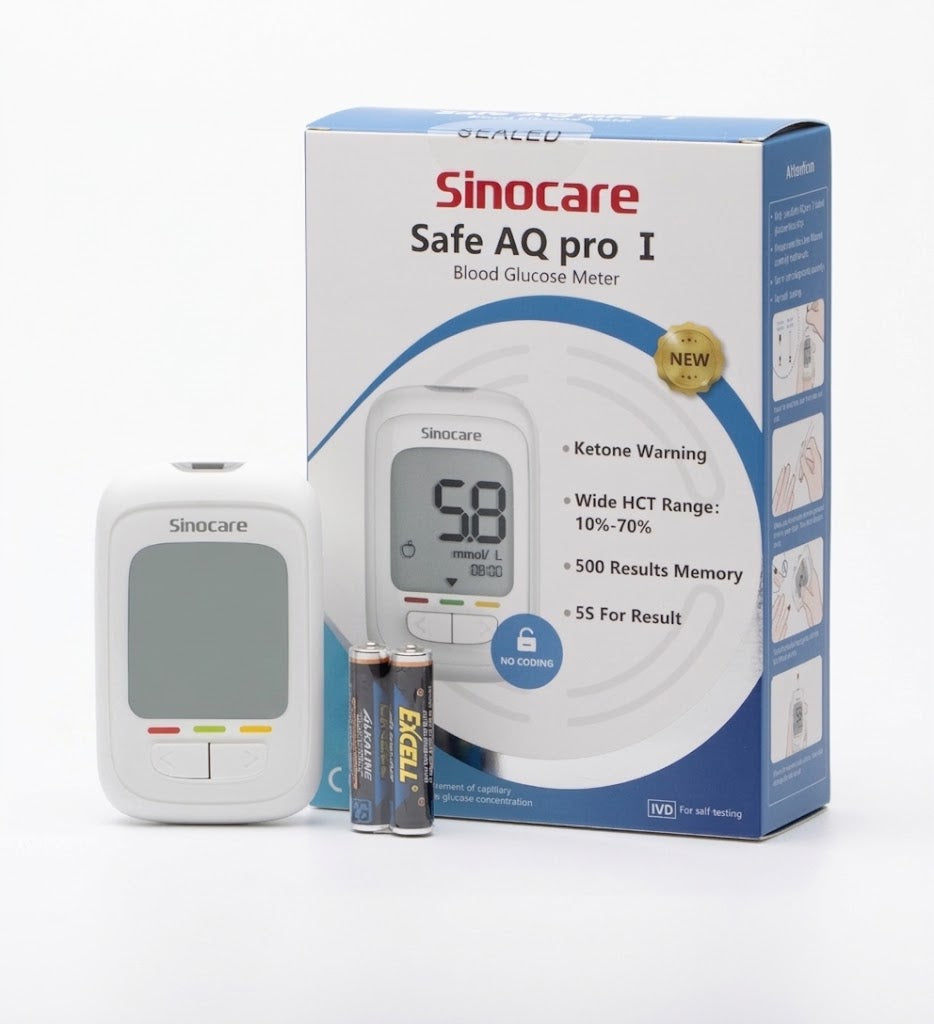 Sinocare Safe AQ Pro I Blood Glucose Meter