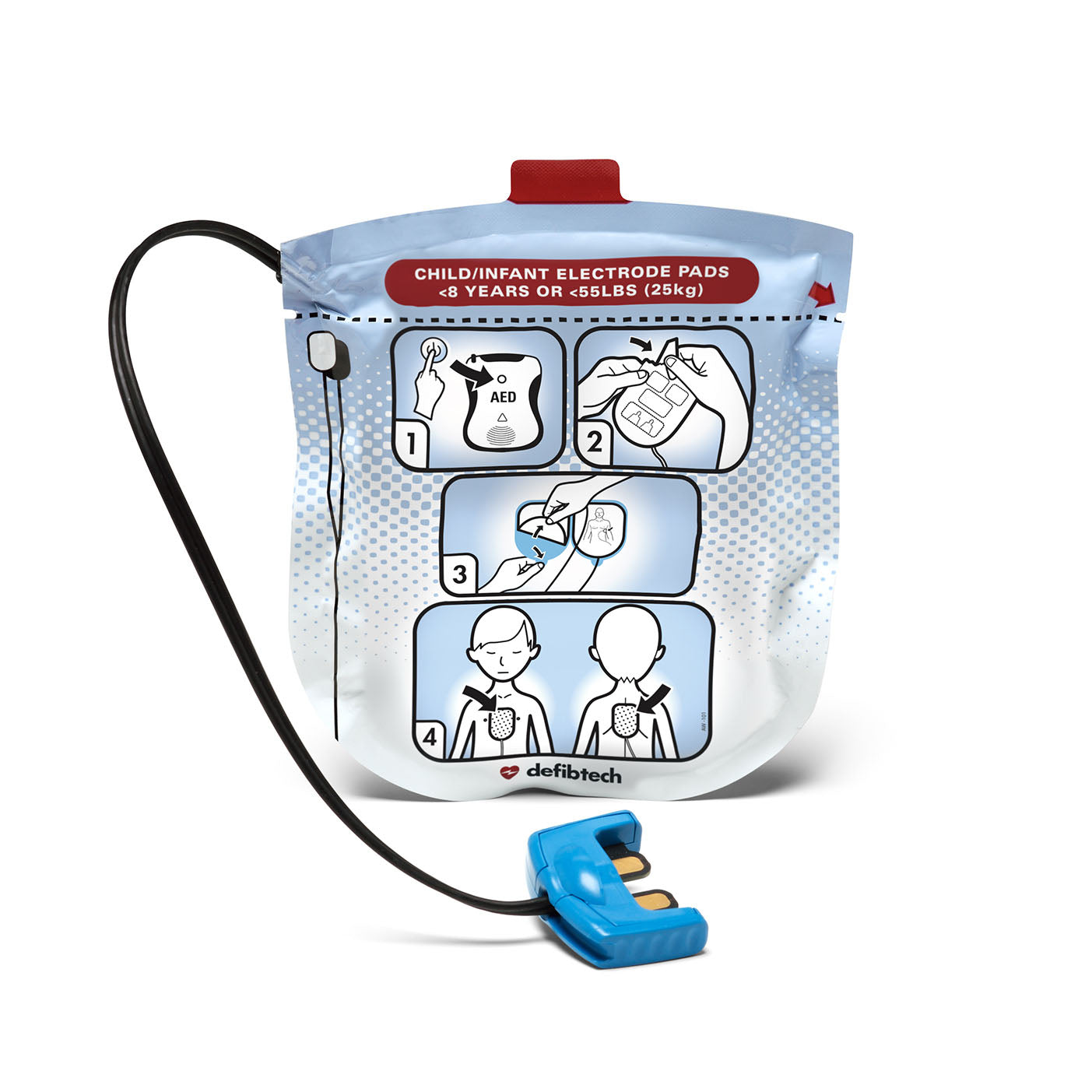 Defibtech Paediatric Defibrillator Pads image 0