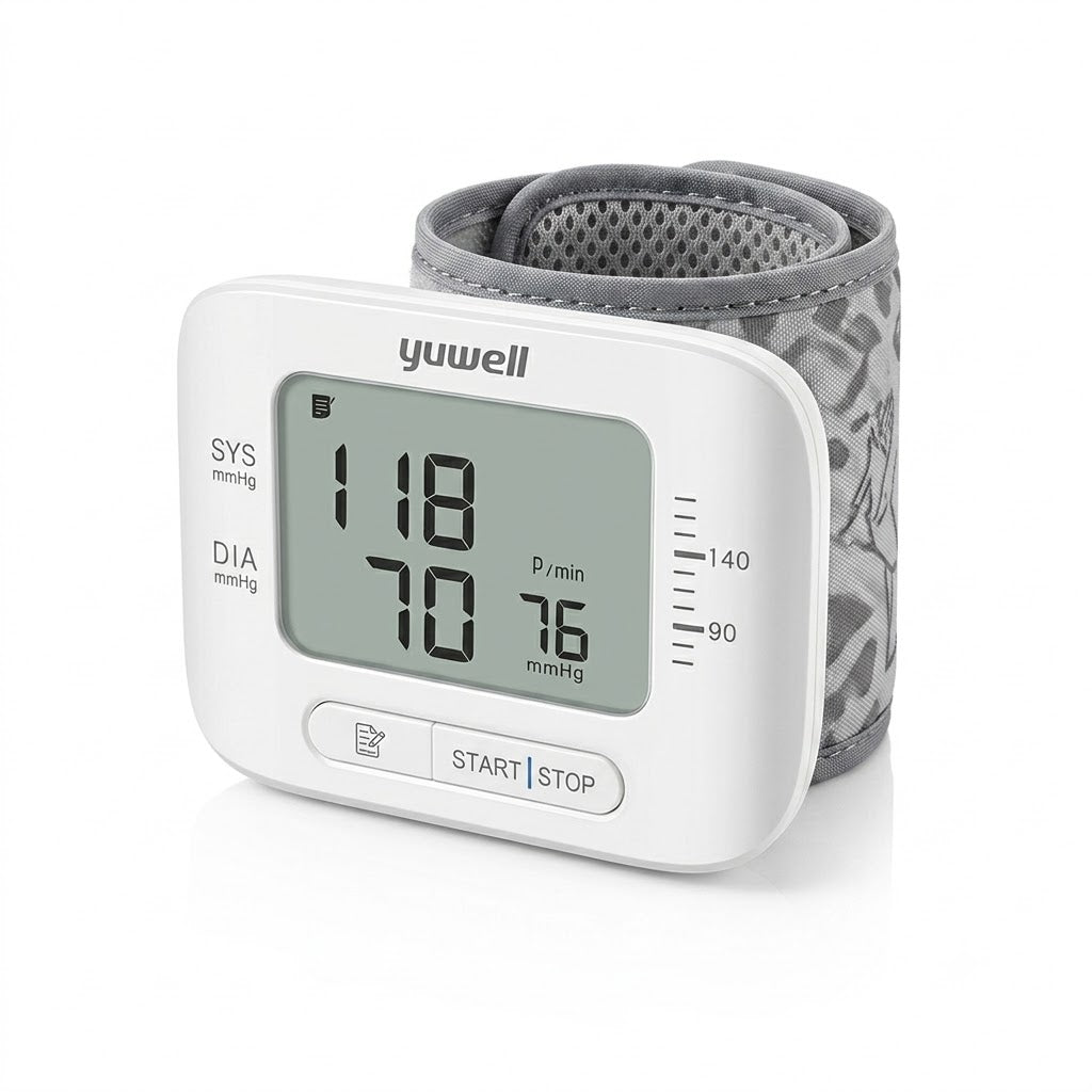 Yuwell YE8300B wrist blood pressure monitor compact portable TGA-approved Australia